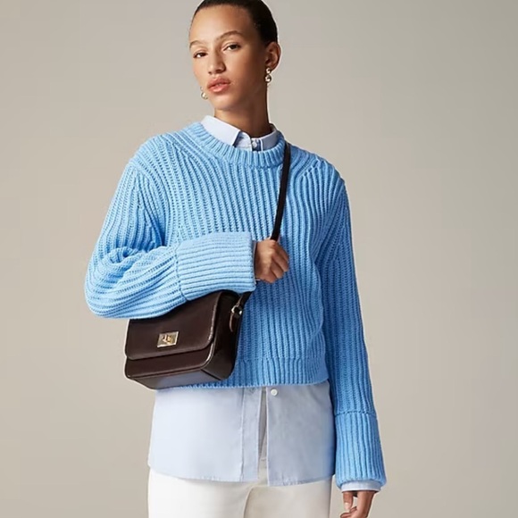 J. Crew Sweaters - J Crew Heritage cotton fisherman crewneck sweater Size XS